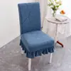 Funda de silla universal para cuatro estaciones para uso en el hogar, respaldo antideslizante todo en uno, funda de silla de comedor integrada, elástica y engrosada