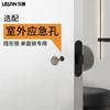 Cerradura de Puerta Minimalista Invisible Cerradura Esférica de un Lado con Llave de Emergencia Cerradura de Puerta de Dormitorio Pared de Fondo Oculta Cerradura de Puerta Oscura