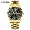 Novo Relógio Masculino Longbo À Prova D'água Luminoso Calendário Versão Coreana Relógio de Quartzo Douyin Aliexpress Dropshipping