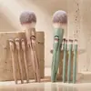 Nuevo Pincel de Maquillaje Magnético 4 en 1 Transfronterizo, Pincel de Maquillaje Multifuncional Portátil con Cerdas Suaves para Polvo Suelto y Rubor