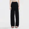 Pantalones de Lino Rectos para Mujer de Estilo Casual, Sueltos y con Caída, Ligeros y Transpirables, Pantalones Cigarette Casuales