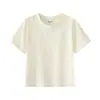 Camiseta gola redonda 20s 220g penteada compacta fiada siro, 20 cores, para crianças, pode ser impressa ou bordada, adequada para atividades em grupo