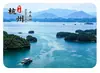 Marco da Cidade de Hangzhou Pagode Leifeng Cidade Song Lago Oeste Rua Antiga Magnéticos de Vidro Criativos para Geladeira Lembrança Turística Decoração de Casa