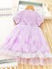 Vestido Lolita para Meninas Primavera e Outono 2026 Novo Estilo Vestido de Verão Infantil Princesa Kuromi