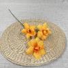Gran Venta Procesando Color Naranja Material Floral para Salón de Bodas Arreglo Floral de Techo