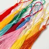Atacado de Fábrica Ornamento Pendurado Estilo Antigo Marcador de Página Leque Festivo Tassel Colorido Embalagem Presente Cortina Pequeno Tassel