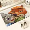 Tapete Antiderrapante para Banheiro de Terra de Diatomáceas Zootopia, Capacho de Entrada, Pode Ser Usado para Dropshipping, Tapete Antiderrapante de Terra de Diatomáceas