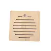 Posavasos de Madera de Bambú para Ollas, Posavasos para Tazones, Posavasos de Madera, Soportes para Tazas de Té de Ceremonia del Té Japonesa, Posavasos Aislantes de Madera, Esterillas de Madera, Posavasos de Madera para Cafetería