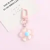 Llavero de Flor Transparente Lindo y Fresco Adorno Creativo de Bolsas DIY Accesorios de Pétalos Colgante Venta al por Mayor