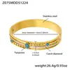Pulsera de Acero Inoxidable con Cierre Geométrico en Forma de Rombo Incrustado con Circonita Set Estilo Ins Joyería Personalizada de Lujo Ligero Chapada en Oro de 18 Quilates