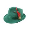 Sombreros de Plumas de Lana Nuevos Transfronterizos Europeos y Americanos para Hombres y Mujeres, Sombreros de Fieltro a la Moda, Sombreros Versátiles de Caballero, Sombreros de Jazz Retro