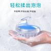 Escova Massageadora de Silicone Eletrodepositada para Shampoo Cabeça Anti-Coceira Limpeza Raspador de Couro Cabeludo Pente de Shampoo Massageador Artefato de Shampoo Transfronteiriço