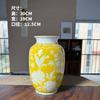 Novos Enfeites de Vaso Cerâmico Estilo Chinês Varanda Sala de Estar Hotel Quarto Modelo Decorações Suaves Vaso Pintado Pote de Armazenamento
