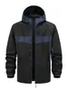 Jaqueta Masculina 2026 Nova Primavera Tendência Solta Roupa de Trabalho Jaqueta Curta Top Casual com Capuz Masculino
