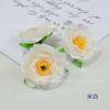 Chá de Flor Simulada Flor Rosa Rosa de Múltiplas Camadas Pequena Peônia Camélia Decoração de Bolo Material de Pacote para Segurar pela Noiva com Flores