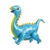 3D Cartoon Andando Dinossauro Balão de Filme de Alumínio Tiranossauro Rex Stegosaurus Balão Decoração de Festa de Aniversário Infantil