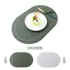 Mantel de Cuero de Fábrica Estilo Occidental para Comedor Hotel de Alta Gama Restaurante Mantel para Comedor Familiar Mantel de Mesa Impermeable a Prueba de Aceite Aislante Térmico Estilo Lujo Ligero