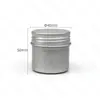 Caixa Redonda de Alumínio Rosqueada 40g 40*50mm Caneca para Bastão de Moxa Incenso de Artemísia Embalagem Universal Pote de Armazenamento de Metal Alumínio em Estoque