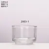 Copos de Vidro Transparente para Velas com Fundo Espesso para Venda no Atacado pelo Fabricante, Porta-Velas de Vidro para Aromaterapia Caseira, Porta-Velas para Quarto, Enfeites de Fragrância