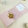 Invitación Personalizada Boda Set de Tres Piezas Tarjeta de Votos de Boda Acrílica Recuerdo Nicho Gama Alta Tarjeta de Respuesta