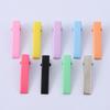 2cm(Paquete de 10) Color Básico Pinza Pico de Pato Horquilla diy Embrión Inferior Cuadrado Clip Pequeño Accesorios Clip Lateral