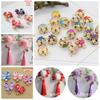 Sino de Esmalte Cloisonné de 14mm Ponto Cui Vintage Sino de Flor Pintada