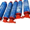 Rolo revisado para sistema de correia transportadora subterrânea com rolos revestidos de borracha para evitar escorregamento da correia