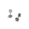 Venta Directa de Fábrica Aretes de Titanio Acero con Diamantes Adhesivos Portavasos Vacío Bola Redonda para Pastel Portavasos Acero Inoxidable Accesorios de Joyería Venta al por Mayor