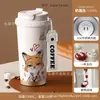 Copo Térmico, Copo para Conservar Fresco, Nick e Judy, Zootopia, Novo Copo de Café, Fofo, Conserva Frio, Alta Qualidade, Portátil, Aço Inoxidável