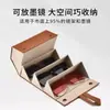 Caja de Almacenamiento para Gafas con Múltiples Compartimentos para Uso en Automóvil, Estuche Plegable Portátil de Múltiples Capas para Gafas de Sol para Hombres y Mujeres con Cinco Compartimentos