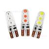Carro levou luz de silicone 12V T10 COB 6SMD explosão flash luz ampla luz de direção luz de leitura de modo duplo