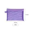 Bolsa de Almacenamiento de Nailon Transparente Malla Engrosada Mini Portátil para Viaje Billetera para Monedas Rellenable Bolsa Multifuncional para Almacenamiento de Artículos Varios