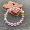 Pulsera Nueva de Cristal de Fresa de Verano, Pulsera Moderna y Versátil, Modelo para Transmisión en Vivo para Mujeres, Suministro Directo de Fábrica, Pulsera de Cuentas Explosiva