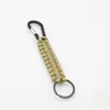 Llavero de Supervivencia al Aire Libre Llavero Trenzado de Paracord Anillo Llavero Colgante de Paracord Llavero de Paracord