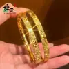 Pulsera de la Fortuna de Paz y Riqueza Estilo Mismo Tienda de Oro con Diseño de Hielo Triturado de Tres Caras para Mujer, Pulsera de Hielo Triturado de Oro Moderna y de Alta Gama