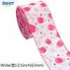Cinta de Grosgrain Estampada de Halloween Patrón de Fantasma Araña Telaraña Dulce Hueso Envoltura de Regalo Tejido Decorativo