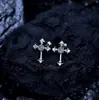 Brincos de Argola com Cruz em Prata de Lei S925 para Mulheres, Design Exclusivo, Alto Padrão, Luxo Leve, Brincos Versáteis, Novo Estilo Tendência 2026