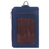 Suporte para Cartão de Trabalho Dobrável com Zíper Porta-Moedas Cartões Chaveiro Suporte para Crachá de Trabalho Cordão para Crachá de Identificação