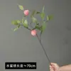 Galhos de pêssego artificiais de alta qualidade, galhos de frutas, plantas para decoração de casa, bagas de espuma, arranjos florais, venda por atacado de sucesso transfronteiriço