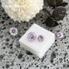 Suministro directo de fábrica cielo ardiente degradado circón ocho Milenio 6-8 pendientes pendientes piedra desnuda DIY tremolo pequeño libro rojo más vendido