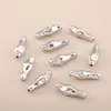 Cuentas Espaciadoras Largas en Forma de Rama de Cobre Chapado en Oro de 18K, Cuentas Tubulares Rectas Irregulares, Materiales para Ensartar, Accesorios para Joyería DIY