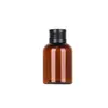 Botella de Rocío Puro Transfronterizo 50ml Botella Conveniente Portátil para el Hogar para Embotellar Tónico Botella Marrón para Cuidado de la Piel de Mascotas