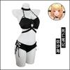 Death Note cos Ropa Traje de baño Negro de Tirante Death Nonte Mi Hai Arena cosplay Femenino Anime En Stock