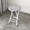 Taburete Plegable, Taburete Portátil para el Hogar para Cambiarse los Zapatos, Taburete de Mesa de Café, Silla de Mesa de Comedor, Taburete de Baño, Soporte Metálico Multifuncional de Almacenamiento en la Puerta