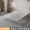 Cama suspendida cama de hierro casa de huéspedes red de costillas网红 sin cabecero habitación principal doble cama de hierro de lujo ligero marco de cama suspendido apartamento