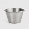 Outdoor Carry-on Wine Glass 304 Aço Inoxidável Dip Cup Western Food Molho de Tomate Saladas Dip Cup Steak Sauce Cup