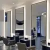 Espelho de Barbearia, Espelho Especial para Salão de Cabeleireiro, Espelho de Celebridade da Internet, Espelho de Corpo Inteiro, Montado na Parede, Iluminado, Modelo Novo, Espelho de Parede, Espelho para Cabeleireiro