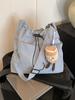 Bolso Grande Casual para Mujer 2026 Nuevo Bolso de Tela de Moda Bolso de Hombro Bolso Tote de Gran Capacidad para la Clase y el Trayecto Diario Bolso Cruzado