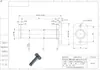 Flange de junta articulada tipo flange de lado plano com anel de retenção pino cantilever de aço 45# núcleo do eixo WHE01 em estoque