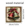 Marco de Fotos de Madera de 5 mm de Doble Capa Fantasma de Navidad Gorro de Navidad Día de la Madre Decoración de Habitación de Niña Se Puede Colgar en la Pared